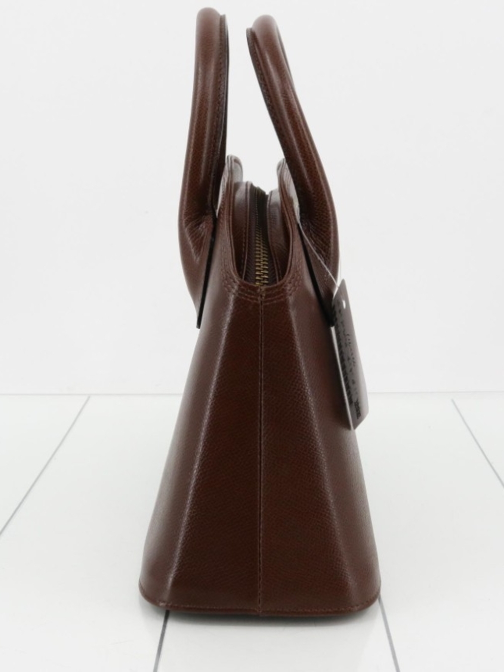 Valentino Garavani Dark Brown Leather Satchel - Picture 2 of 11